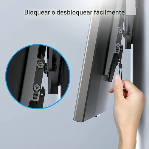 Miniatura 6 de PERLESMITH Soporte de TV con certificación UL para la mayoría de televisores de 37 a 85 pulgadas, soporte de pared universal para TV de 16 a 24