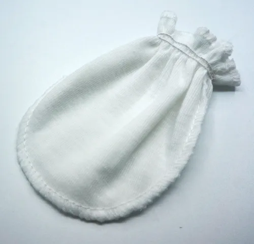Miniatura 2 de 6 pares de guantes unisex para bebé, 100% algodón, color liso