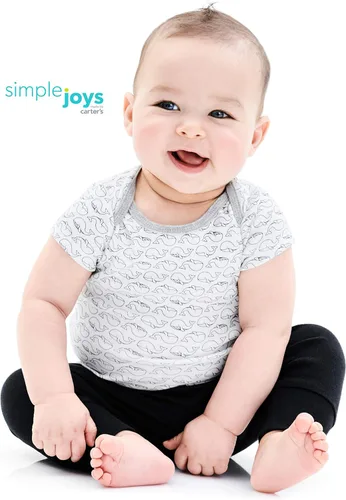 Miniatura 2 de Simple Joys by Carters Pantalones para bebé paquete de 4