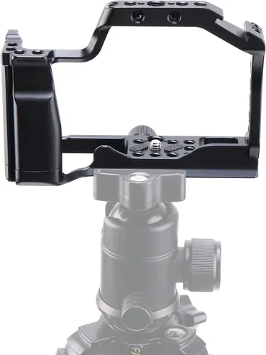 Miniatura 2 de Hersmay EOS M50 Mark II - Jaula de cámara para Canon EOS M50II M50 M5 Kit de cámara de vlogging sin espejo con zapata fría, agujeros de localización