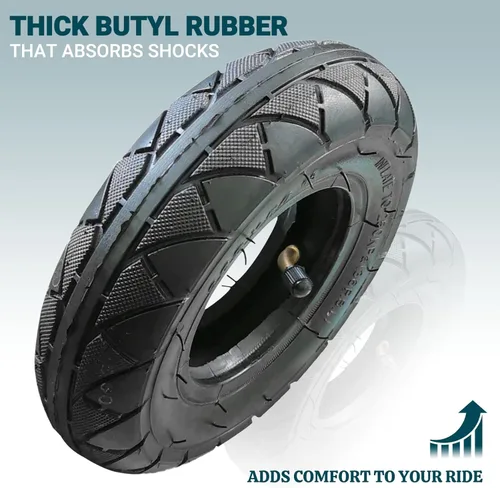 Miniatura 4 de AR-PRO 200 x 50 / 8 x 2 pulgadas Juego de 2 neumáticos y 2 tubos interiores – Tubo de neumático para scooter eléctrico compatible con Razor E100