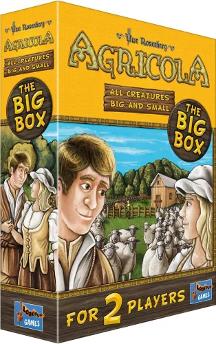 Agricola All Creatures Big and Small The Big Box | Juego de agricultura | Juego de estrategia para adultos y niños | Juego de mesa familiar | A