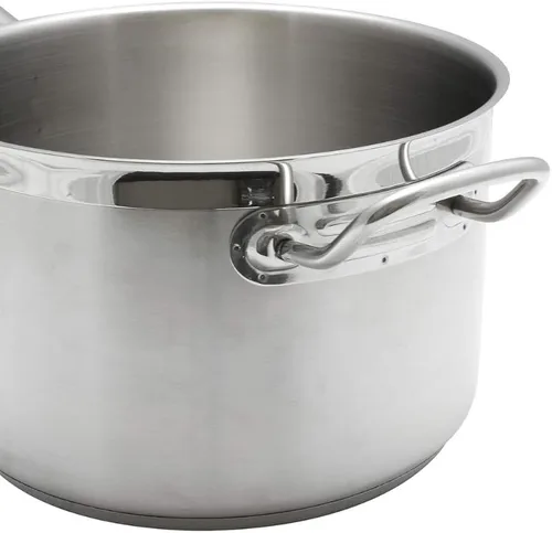 Miniatura 4 de TrueCraftware - Cacerola de acero inoxidable de 2 cuartos de galón con tapa- Juego de sartenes multiusos para uso en el hogar, cocina, restaurante