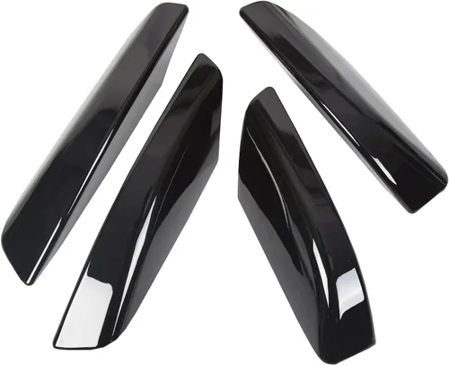 Miniatura 7 de 2 portaequipajes universales para techo de coche, barra transversal, para 4 o 5 puertas, cesta con 2 llaves para HondaCivic 2006-2020, color negro
