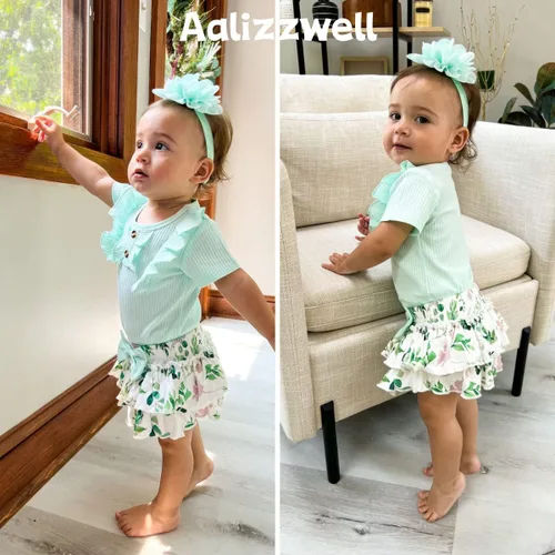 Miniatura 2 de Aalizzwell Traje de verano para bebés recién nacidos