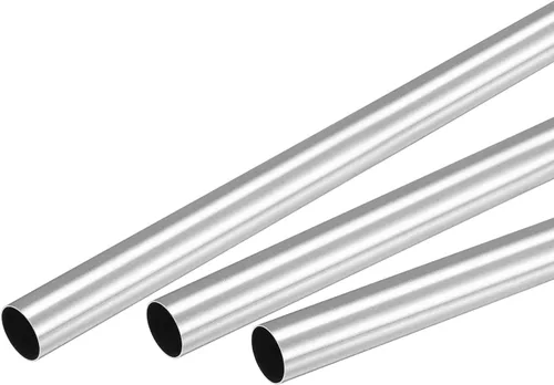 Miniatura 15 de uxcell Tubo redondo de acero inoxidable 304 0.236 in OD 0.020 in espesor de pared 11.811 in longitud 3 piezas