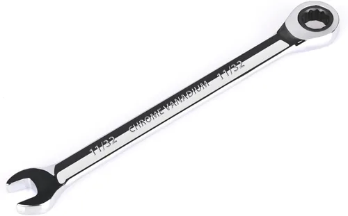 Miniatura 14 de Egofine Llave combinada de trinquete de 1-1/8 pulgadas SAE, llave de engranajes de grado industrial con diseño de 12 puntos, trinquete de 72