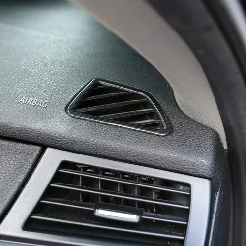 Miniatura 4 de Marco de ventilación de plástico ABS para salpicadero de coche, accesorios para BMW X5 X6 E70 E71 2008-2013, conducción a la izquierda