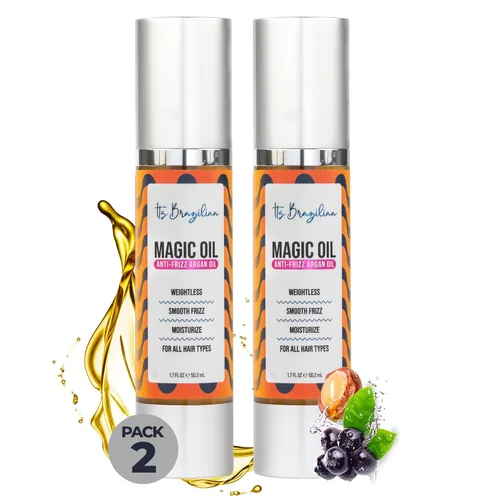 Miniatura 8 de Suero de aceite de argán para cabello seco dañado, aceite de queratina para el tratamiento del cabello con aceite de argán orgánico, suero de aceite