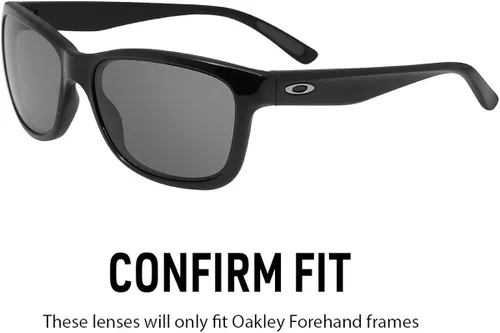 Miniatura 3 de IKON LENSES Lentes de repuesto polarizadas para gafas de sol Oakley Forehand (negro)