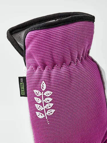 Miniatura 6 de Hestra Job Kobolt Garden Glove, Leather Gardening Gloves for Pruning, Digging, & Outdoor Yard Work for Men & Women Fucsia