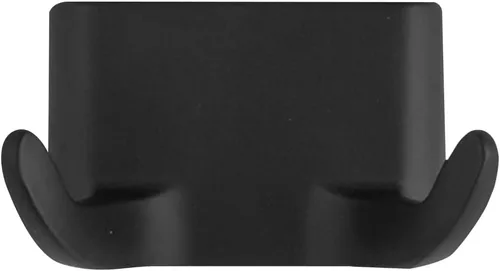 Design House 544593 Millbridge Gancho Doble para Batas Resistente de Montaje en Pared Hardware de Baño Negro Mate