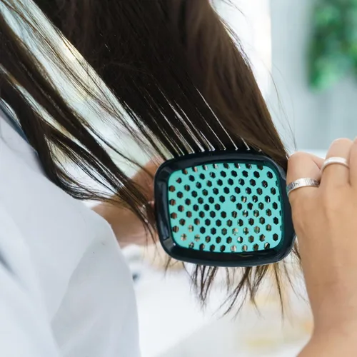 Miniatura 9 de FHI Heat UNbrush - Cepillo desenredante para cepillar sin dolor en cabello húmedo o seco — Cerdas antiestáticas DuoFlex duraderas, mango ligero