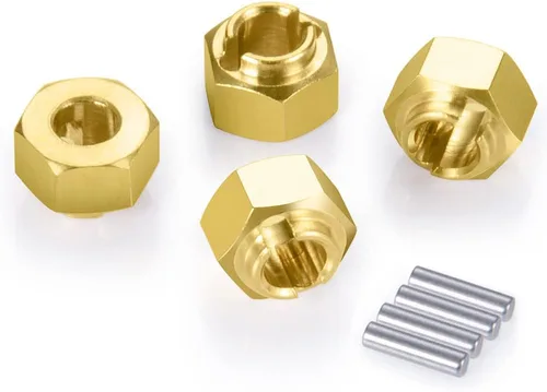 Miniatura 7 de RCLIONS Latón RC Wheel Hex Hub 0.157 in Drive Adapter para TRX4-M 1/18th RC Crawler Car Upgrades