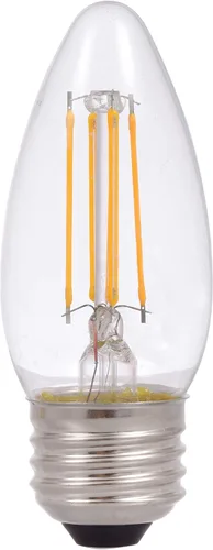 Miniatura 2 de Sylvania - Bombilla LED TruWave Natural Series Candelabro, 40 W, base media blanca suave, regulable, transparente, punta roma, paquete de 2
