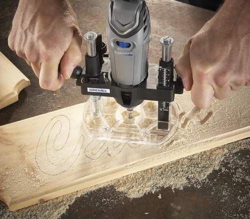 Miniatura 4 de Dremel 231 - Moldeador y enrutador portátil con accesorio para enrutador giratorio de inmersión