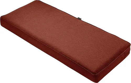 Miniatura 14 de Classic Accessories, Montlake FadeSafe - Cojín para banco de exteriores resistente al agua, 42x18x3 pulgadas, beige antiguo
