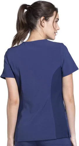 Miniatura 4 de Cherokee Camiseta quirúrgica de ajuste contemporáneo para mujer con panel de punto elástico CK680