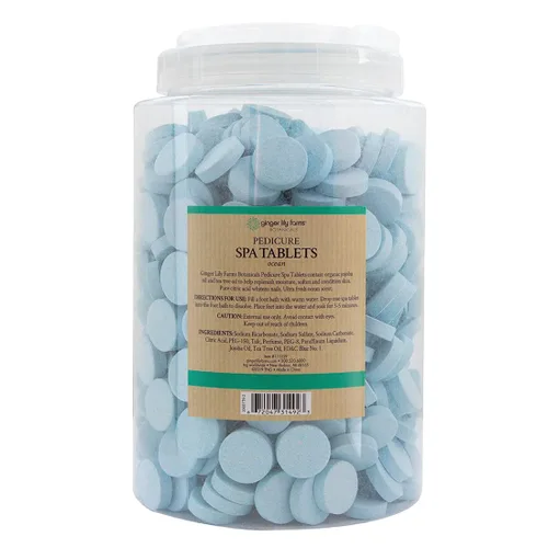 Miniatura 2 de Ginger Lily Farms Botanicals - Tabletas de spa de pedicura, naturales y orgánicas, repone la humedad, suaviza y acondiciona la piel, aroma oceánico
