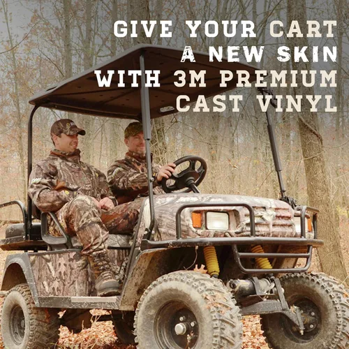 Miniatura 2 de Mossy Oak Graphics Envoltura de camuflaje para carrito de golf, vinilo 3M sin decoloración con acabado mate, muchos patrones de Mossy Oak