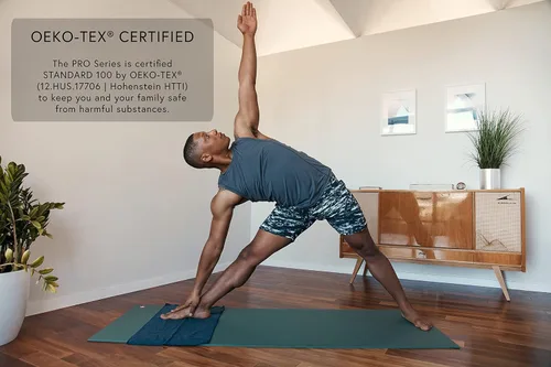 Miniatura 8 de Manduka PRO - Tapete de yoga premium de 0.236 pulgadas de grosor, respetuoso con el medio ambiente, agarre de alto rendimiento, acolchado, Verve