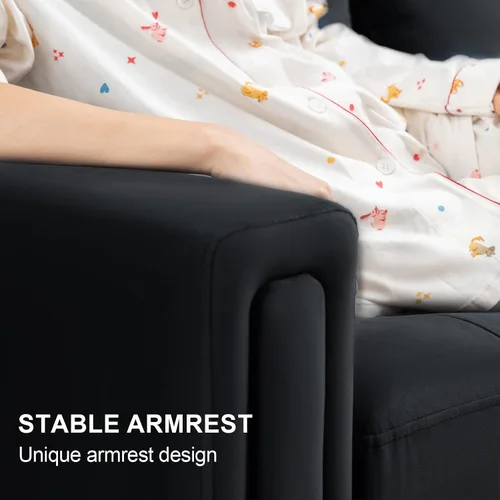 Miniatura 6 de Belffin Sofá cama modular convertible de terciopelo de 4 asientos con diván reversible, sofá cama seccional con almacenamiento otomano seccional