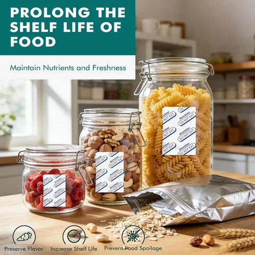 Miniatura 2 de 200 paquetes de absorbentes de oxígeno de grado alimenticio de 200 CC para almacenamiento de alimentos a largo plazo con indicador de oxígeno