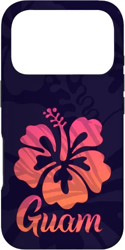 Miniatura 29 de iPhone 14 Pro Max Guam Hibiscus Flower Funda Hafa Adai Guamanian Island Pride