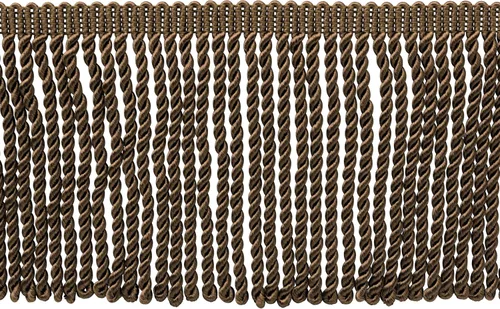 Miniatura 13 de DÉCOPRO 6" (15cm) Colección Básica Sólida de Ribete Tradicional de Flecos de Lingotes Satinados (Estilo# BFS6) Gris Plateado #049 (Plata Gris)