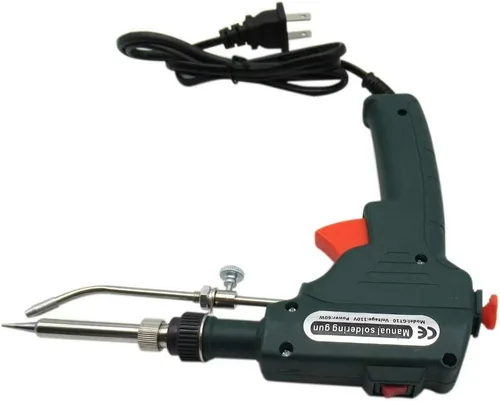 Miniatura 6 de USonline911 Kit de pistola de soldadura eléctrica Set Temperatura ajustable 60W Herramienta de soldadura 110V