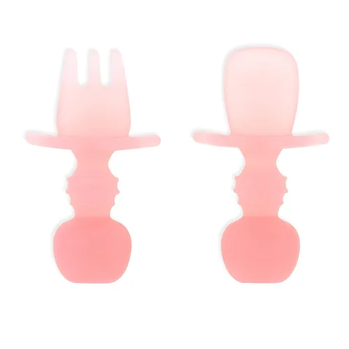 Miniatura 17 de Bumkins Juego de utensilios para bebés, Chewtensils cucharas de silicona para mojar, autoalimentación, destete dirigido por el bebé, aprendizaje