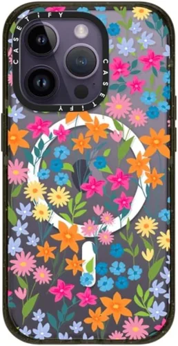 Miniatura 60 de CASETiFY Impact - Funda para iPhone 13 [protección contra caídas de 6.6 pies/compatible con Magsafe] Black Kingsnake, color negro transparente