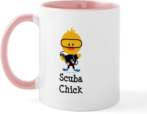 Miniatura 49 de CafePress Scuba Flag Diver Taza de café de cerámica de 11 oz (11.0 fl oz)