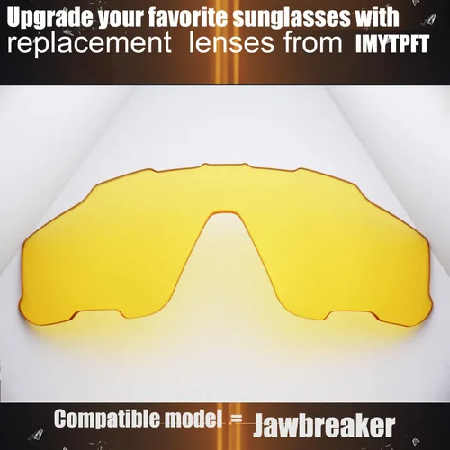 Miniatura 2 de 2 CompatiblesReemplazo para Lentes Oakley Jawbreaker Transparente Amarillo Polarizado