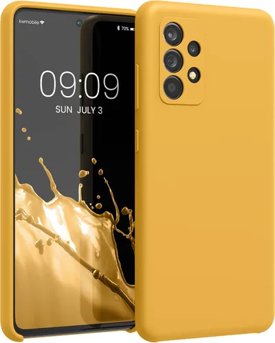 Miniatura 295 de kwmobile Funda Compatible con Samsung Galaxy A14 5G - Funda de teléfono de TPU y silicona con acabado suave - Verde Lima