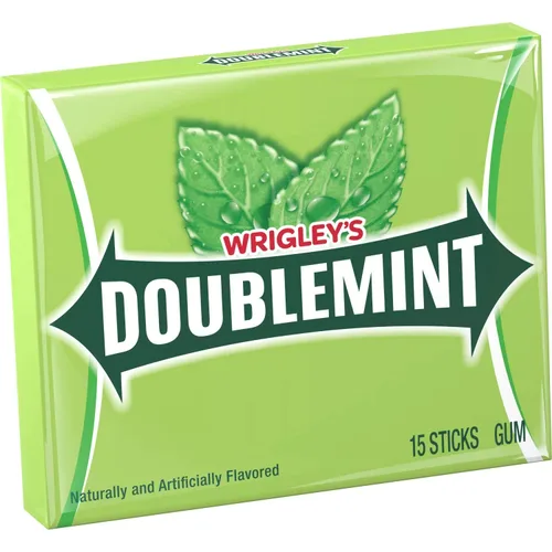 Miniatura 2 de Wrigley's Doublemint - Goma de mascar (15 unidades, 12 unidades)