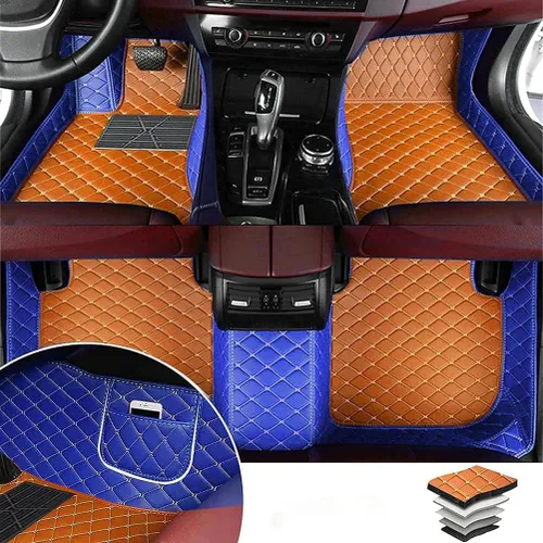 Miniatura 41 de Alfombras para todo tipo de clima de TAHALI - Alfombrillas impermeables, antideslizantes, de cuero para automóviles, SUV, camiones - Proteja