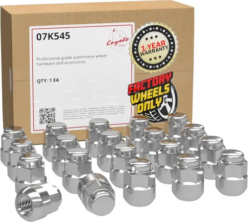 Miniatura 17 de Wheel Accessories Parts 20 tuercas de llanta estilo OEM M14x1.5 14x1.5 de 1.10 pulgadas de largo, color negro, 7/8 pulgadas, 0.866 in, hexagonales