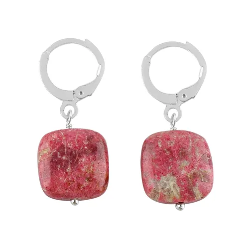 Miniatura 18 de Aretes de aro de cristal afganita natural Piedras afganas de alto grado Aretes chapados en plata Gota lisa Joyas de piedras preciosas hechas