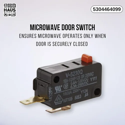 Miniatura 6 de Haüs Parts 5304464099 - Interruptor para puerta de microondas, compatible con Frigidaire, Kenmore, Electrolux - Reemplaza 5304509459, 5304509460