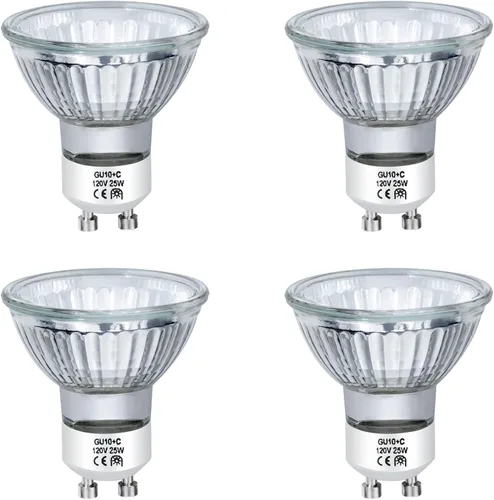 YBEK Bombilla Halógena 25 W GU10 120 V NP5 Bombilla de Repuesto para Calentador de Velas, Quemador de Cera Aromática, Fundente de Fragancia,
