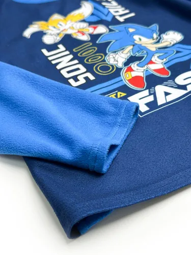 Miniatura 4 de Komar Kids Sonic the Hedgehog Christmas This Is How I Roll - Conjunto de pijama de manga larga para niño