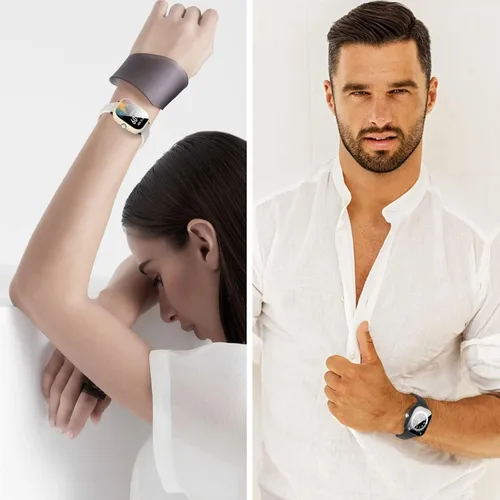 Miniatura 7 de Protector de pantalla para Amazfit GTS 4 Mini Smartwatch, paquete de 2 protectores de policarbonato duro, carcasa completa, accesorios para GTS 4