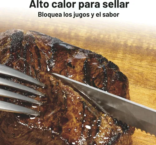 Miniatura 2 de Hamilton Beach Parrilla eléctrica para interiores con control de temperatura ajustable hasta 450F, superficie de 118 pulgadas cuadradas, sirve