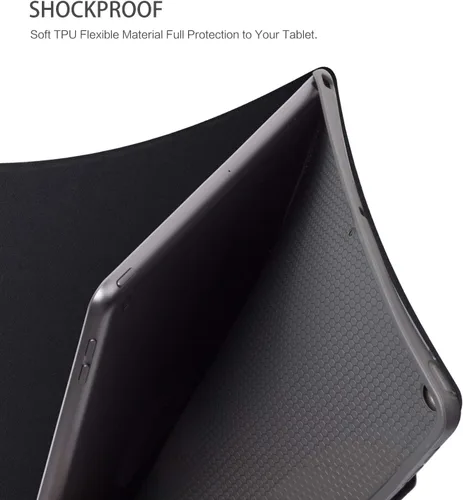 Miniatura 5 de Funda para iPad de 9ª generación, funda para iPad de 8ª generación, funda para iPad de 7ª generación de 10.2 pulgadas, vista multiángulo con soporte