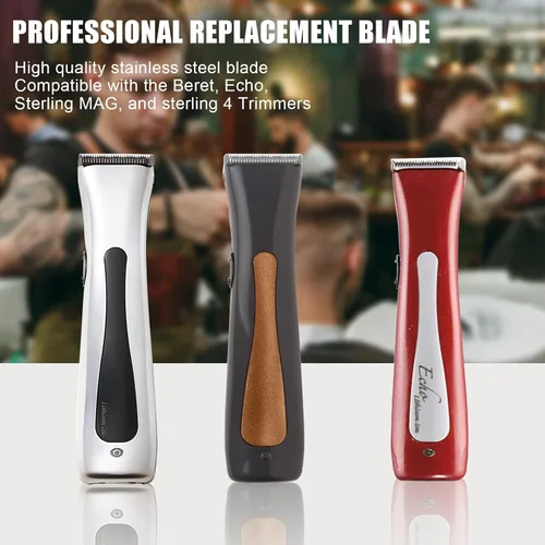 Miniatura 2 de Cuchillas de repuesto Clipper #2111 compatibles con Wahl MagTrimmers 8841/8143/8700, se adapta a barberos y estilistas profesionales (paquete de 1)