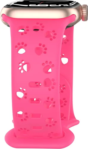 Miniatura 8 de Correa de silicona compatible con Apple Watch Band de 1.496 in, 1.575 in, 1.614 in, 1.654 in, 1.732 in, 1.772 in, 1.772 in, 1.772 in, 1.772 in, Humo