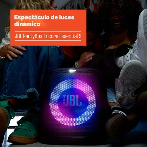 Miniatura 4 de JBL JBL Encore Essential 2 - Paquete de altavoces portátiles para fiestas con sistema de micrófono inalámbrico (negro)