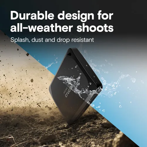 Miniatura 3 de Crucial X10 Pro SSD portátil de 4 TB, lectura de hasta 2100 MB/s, escritura de 2000 MB/s, 3.2 USB-C, unidad de estado sólido externa, almacenamiento