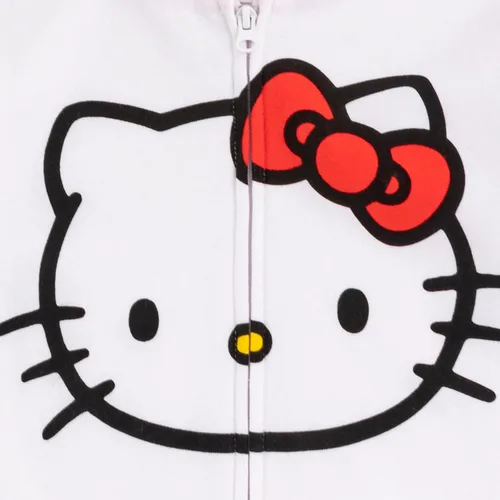 Miniatura 4 de Hello Kitty - Sudadera con capucha y cremallera para bebés, niños pequeños y niñas